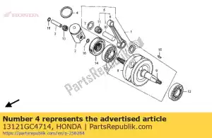 honda 13121GC4714 segment, piston (riken) - La partie au fond