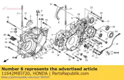 Qui puoi ordinare colletto, a. C. Coperchio del generatore da Honda , con numero parte 11642MBTF20: