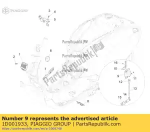 Piaggio Group 1D001933 elektronische ontstekingseenheid - Onderkant