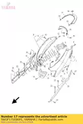 Qui puoi ordinare coperchio, lato 5 da Yamaha , con numero parte 5WGF171E00P1: