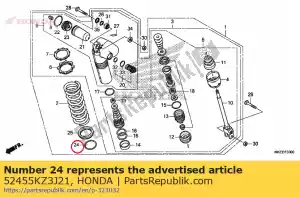 honda 52455KZ3J21 anel, rolha - Lado inferior