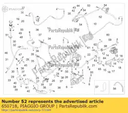 pijpen breken van Piaggio Group, met onderdeel nummer 650718, bestel je hier online: