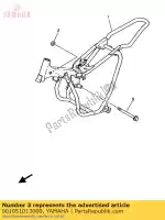 901051013000, Yamaha, boulon (3l5) yamaha pw fzr fzrr 50 600, Nouveau