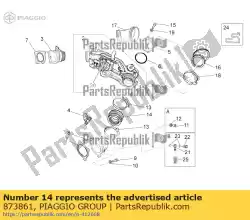 Tutaj możesz zamówić w?? Gumowy od Piaggio Group , z numerem części 873861: