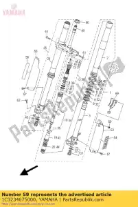 yamaha 1C3234675000 klem - Onderkant