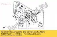 45100ML3911, Honda, brak opisu w tej chwili honda cr 125 250 500 1990 1991 1992, Nowy