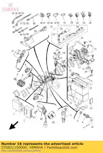 yamaha 5TG821150000 fio, mais chumbo - Lado inferior