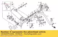 18300HP1000, Honda, geen beschrijving beschikbaar op dit moment honda trx 450 2004 2005, Nieuw