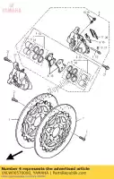 1NLW00570000, Yamaha, conjunto de pistón, pinza yamaha fj fz fzr tdm tdr trx xjr xvz 250 750 850 1000 1200 1300 1987 1988 1989 1990 1991 1992 1993 1994 1995 1996 1997 1998 1999 2000, Nuevo