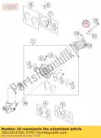 70013010100, KTM, brake hose front 1065mm husqvarna ktm  freeride sx sxs 0 85 851714 851916 2014 2015 2016 2017 2018, New