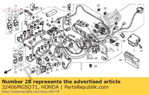 honda 32406MGSD71 deksel, magnetische startklem - Onderkant