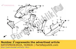 Aquí puede pedir establecer ilust * nhb01 * de Honda , con el número de pieza 64555MEH630ZA: