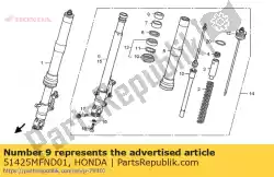 Tutaj możesz zamówić komp. Rur., r. ? Lizga? Si? Od Honda , z numerem części 51425MFND01: