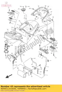 yamaha 904451103600 tubo flessibile (l500) - Il fondo