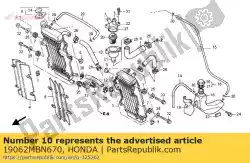 Aqui você pode pedir o mangueira, r. Superior em Honda , com o número da peça 19062MBN670: