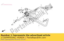 Ici, vous pouvez commander le rester, ex. Soupape d'injection d'air auprès de Honda , avec le numéro de pièce 17269MFE640: