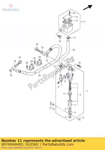 suzuki 6974046H00 zespó? zbiornika, ty? - Dół