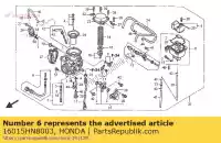 16015HN8003, Honda, conjunto de câmara, flutuação honda trx650fa fourtrax rincon 650 , Novo