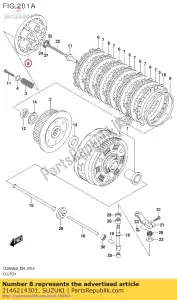 suzuki 2146214301 disco, frizione pr - Il fondo