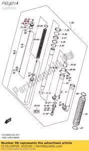 Suzuki 5135129F00 ?ruba, widelec - Dół