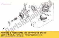 13103HN6305, Honda, pistone o / s 0,50 honda trx250ex sporttrax sportrax 250 , Nuovo