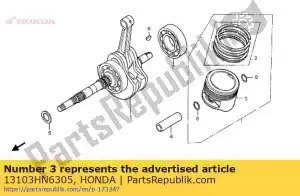 Honda 13103HN6305 pistón o / s 0.50 - Lado inferior