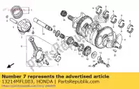 13214MFL003, Honda, bearing a, connecting rod honda cbr fireblade rr ra rrs cbr1000rr cbr1000ra 1000 , New