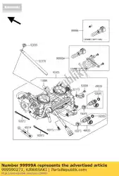 Tutaj możesz zamówić kit. 35kw dla hiszpanii er650caf od Kawasaki , z numerem części 999990271: