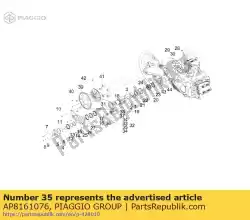 Ici, vous pouvez commander le entretoise auprès de Piaggio Group , avec le numéro de pièce AP8161076: