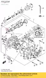 Qui puoi ordinare cuscinetto, pignone da Suzuki , con numero parte 2740531GA0: