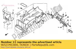sluitring, blank, 6mm van Honda, met onderdeel nummer 90521MEJ000, bestel je hier online: