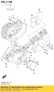 suzuki 0421109189 pin - Bottom side