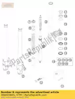 48600580S, KTM, patroon cpl. 07 ktm super duke 990 2007 2008 2009 2010 2011 2012, Nieuw