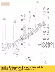 ktm 48600580S wk?ad kpl. 07 - Dół