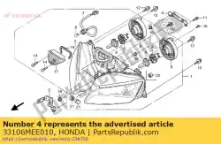 Aquí puede pedir quedarse, sensor de ángulo de inclinación de Honda , con el número de pieza 33106MEE010: