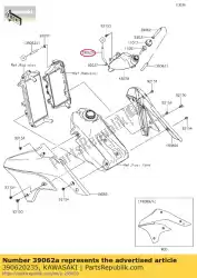 Tutaj możesz zamówić ch? Odzenie w?? A, zbiornik-r od Kawasaki , z numerem części 390620235: