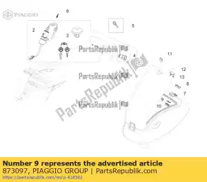 Piaggio Group 873097 o-ring - Onderkant