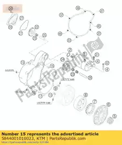 ktm 5844001010023 startflens grijs 03 - Onderkant