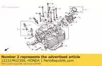 12231MG2306, Honda, guida, in. valvola (os) honda xr  r nx dominator xbr s xbr500 xr600r xbr500s nx650 600 650 500 , Nuovo