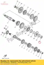 Qui puoi ordinare noce da Yamaha , con numero parte 9017916016: