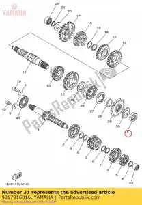 yamaha 9017916016 noce - Il fondo