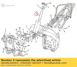 Ici, vous pouvez commander le tuyau auprès de Piaggio Group , avec le numéro de pièce 00H06300401: