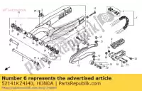 52141KZ4J40, Honda, ko?nierz, czop wahacza (5 honda crf  r cr x l m cr125r crf250r crf250x 250 125 , Nowy