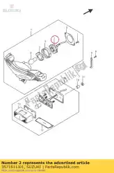 Aqui você pode pedir o socket, rr combi em Suzuki , com o número da peça 3571811J01: