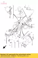 1B2H25901000, Yamaha, faisceau de câbles assy yamaha tt r re sw lw 125, Nouveau