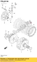 2145136200, Suzuki, plaque, embrayage dr suzuki  lt f lt z rg rm 80 85 125 250 1986 1987 1988 1992 1993 1994 2000 2001 2002 2003 2004 2005 2006 2007 2008 2009 2010 2012 2014 2015 2016 2017 2018 2019, Nouveau