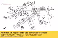 50540KW3000, Honda, Bar assy., lado st honda nx  2 nx250 250 , Novo