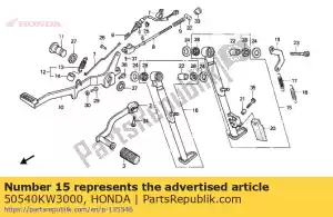 Honda 50540KW3000 barra de montaje, lado st - Lado inferior