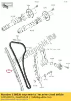 120530059, Kawasaki, corrente-guia, fr kawasaki er6n  d a er6f f b kle versys e klz vulcan special edition se en s ag bg er650 c ex650 vn z er 6f abs 6n 1000 650 en650 z650l lams ninja krt 650l kle650 l cafe z650 , Novo