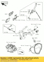 110551673, Kawasaki, support, lampe témoin fi kawasaki kx  f kx450f kx250f 450 250 , Nouveau